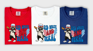 Red, White, & Feral Tee